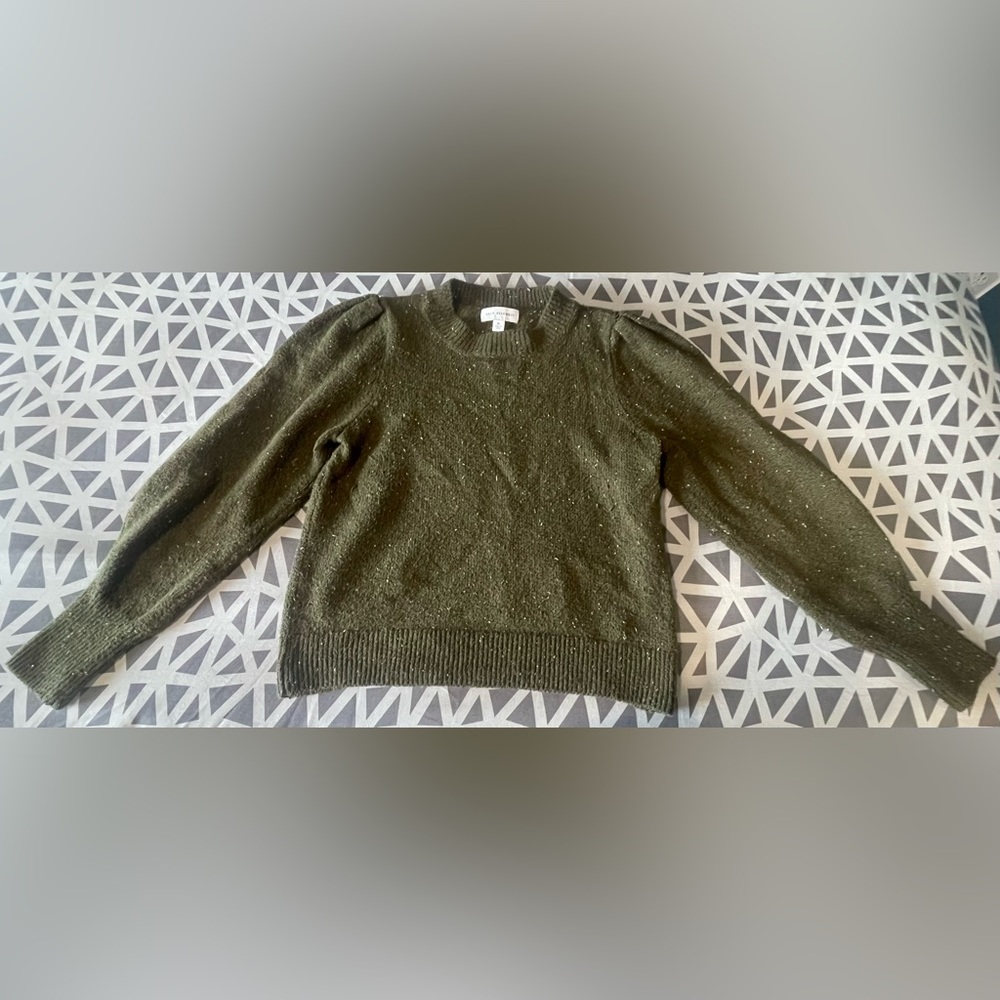 Green Kid’s XL Wool Sweater